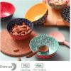 imageDOWAN 10oz Small Bowls Set of 6  Versatile Ice Cream BowlsDurable Small Ceramic Bowl for Cereal Soup Snacks Colorful Decorative Bowls ampamp Microwave SafeMulticolor