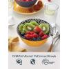 imageDOWAN 10oz Small Bowls Set of 6  Versatile Ice Cream BowlsDurable Small Ceramic Bowl for Cereal Soup Snacks Colorful Decorative Bowls ampamp Microwave SafeMulticolor