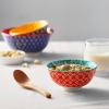 imageDOWAN 10oz Small Bowls Set of 6  Versatile Ice Cream BowlsDurable Small Ceramic Bowl for Cereal Soup Snacks Colorful Decorative Bowls ampamp Microwave SafeMulticolor
