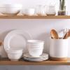 imageDOWAN 20oz Ceramic Bowls  6 White Kitchen Soup Bowls Set  Deep White Bowls for Soup Cereal and Salad Microwave and Dishwasher Safe20oz