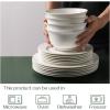imageDOWAN 20oz Ceramic Bowls  6 White Kitchen Soup Bowls Set  Deep White Bowls for Soup Cereal and Salad Microwave and Dishwasher Safe20oz