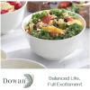 imageDOWAN 20oz Ceramic Bowls  6 White Kitchen Soup Bowls Set  Deep White Bowls for Soup Cereal and Salad Microwave and Dishwasher Safe20oz