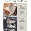 imageDOWAN 23 OZ Slanted Salad Bowls of 2 Packs  95quot Angled Serving Bowls for Salad Pasta Fruit Sauce  Ceramic White Bowls for Restaurant Daily Use  Dishwasher ampamp Microwave Safe