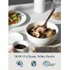 imageDOWAN 85 OZ Small Ceramic Bowls Set of 4  White Bowls for Dessert Dip Side Dishes Ice Cream Fruit Rice  Dishwasher ampamp Microwave SafeWhite