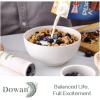 imageDOWAN 85 OZ Small Ceramic Bowls Set of 4  White Bowls for Dessert Dip Side Dishes Ice Cream Fruit Rice  Dishwasher ampamp Microwave SafeWhite