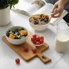 imageDOWAN 85 OZ Small Ceramic Bowls Set of 4  White Bowls for Dessert Dip Side Dishes Ice Cream Fruit Rice  Dishwasher ampamp Microwave SafeWhite