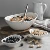 imageDOWAN 925quot Serving Bowls Large Oval Serving Dishes for Wedding and Dinner Parties 35 Oz for Salad Side Dishes Pasta Oval Shape Microwave ampamp Dishwasher Safe Set of 4 WhiteOval
