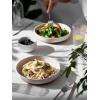 imageDOWAN 975quot Pasta Bowls Set of 4 Large Shallow White Ceramic Salad Bowls 50oz Wide Dinner Bowls for Pasta Soup Salad ampamp Stew Microwave ampamp Dishwasher Safe Housewarming GiftAlabaster white