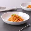 imageDOWAN 975quot Pasta Bowls Set of 4 Large Shallow White Ceramic Salad Bowls 50oz Wide Dinner Bowls for Pasta Soup Salad ampamp Stew Microwave ampamp Dishwasher Safe Housewarming GiftWhite