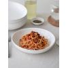 imageDOWAN 975quot Pasta Bowls Set of 4 Large Shallow White Ceramic Salad Bowls 50oz Wide Dinner Bowls for Pasta Soup Salad ampamp Stew Microwave ampamp Dishwasher Safe Housewarming GiftWhite