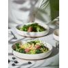 imageDOWAN 975quot Pasta Bowls Set of 4 Large Shallow White Ceramic Salad Bowls 50oz Wide Dinner Bowls for Pasta Soup Salad ampamp Stew Microwave ampamp Dishwasher Safe Housewarming GiftAlabaster white