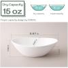 imageDOWAN Ceramic Dip Bowls 3 oz 8 Pack White Dipping Bowl Mini Serving Bowls for Side Dishes Sushi Soy Sauce Dish Gravy Boat Porcelain Dipping Sauce Cups for BBQ and Party Dinner7 inches