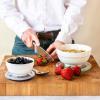 imageDOWAN Serving Bowls 64422212 Oz Serving Dishes for Entertaining White Porcelain Nesting Bowls Set Microwave ampamp Dishwasher Safe Versatile Prep Bowls for Fruit Salad Pasta Ice Cream Dessert Cereal