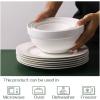 imageDOWAN Serving Bowls 64422212 Oz Serving Dishes for Entertaining White Porcelain Nesting Bowls Set Microwave ampamp Dishwasher Safe Versatile Prep Bowls for Fruit Salad Pasta Ice Cream Dessert Cereal