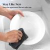 imageDOWAN Soup and Pasta Bowls Set of 4 White Porcelain Wide Rim Salad Plates 20 Ounces Microwave ampamp Dishwasher SafeWhite