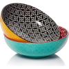 imageDOWAN 115quot Large Serving Platter 29 Qt Decorative Fruit Bowl for Kitchen Counter Serving Dishes for Salad Pasta Entertaining Parties Ceramic Serving Bowl Plates Big Colorful Bowls for Home Decor96 Inch