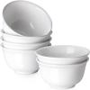imageDOWAN 20oz Ceramic Bowls  6 White Kitchen Soup Bowls Set  Deep White Bowls for Soup Cereal and Salad Microwave and Dishwasher Safe20oz