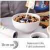 imageDOWAN 22 Ounce Soup and Cereal Bowls Porcelain Serving Salad Bowls Dishwasher ampamp Microwave Safe Centerpiece Serving Bowls WhiteBowl Set for Rice Pasta Oatmeal