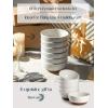imageDOWAN 23 OZ Ceramic Bowls Set of 6  Alabaster White Bowls with Distributed Specks  Perfect for Soup Cereal Oatmeal Fruit Rice  Dishwasher ampamp Microwave Safe23 OZ