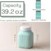 imageDOWAN Food Storage Containers 30 OZ Coffee Canister Ceramic Mason Jar with Lid Kitchen Canisters for Coffee Tea Sugar Cookie