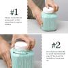 imageDOWAN Food Storage Containers 30 OZ Coffee Canister Ceramic Mason Jar with Lid Kitchen Canisters for Coffee Tea Sugar Cookie