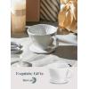 imageDOWAN Pour Over Coffee Maker NonElectric Pour Over Coffee Dripper Manual Brew Maker Single Cups Porcelain Slow Brewing Accessories for GiftsWhiteWhite