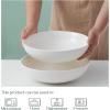imageDOWAN Soup Bowls Ramen Bowl for Noodle 39 Ounce large Cereal Bowls for Kitchen 7 Inches Centerpiece Bowls Microwave and Dishwasher Safe White115 inches