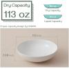 imageDOWAN Soup Bowls Ramen Bowl for Noodle 39 Ounce large Cereal Bowls for Kitchen 7 Inches Centerpiece Bowls Microwave and Dishwasher Safe White115 inches