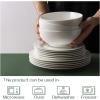 imageDOWAN Soup Bowls Ramen Bowl for Noodle 39 Ounce large Cereal Bowls for Kitchen 7 Inches Centerpiece Bowls Microwave and Dishwasher Safe White7 inches