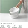 imageDOWAN Soup Bowls Ramen Bowl for Noodle 39 Ounce large Cereal Bowls for Kitchen 7 Inches Centerpiece Bowls Microwave and Dishwasher Safe White8 inches