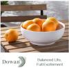 imageDOWAN Soup Bowls Ramen Bowl for Noodle 39 Ounce large Cereal Bowls for Kitchen 7 Inches Centerpiece Bowls Microwave and Dishwasher Safe White95 inches