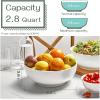 imageDOWAN Soup Bowls Ramen Bowl for Noodle 39 Ounce large Cereal Bowls for Kitchen 7 Inches Centerpiece Bowls Microwave and Dishwasher Safe White95 inches