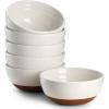 imageDOWAN 23 OZ Ceramic Bowls Set of 6  Alabaster White Bowls with Distributed Specks  Perfect for Soup Cereal Oatmeal Fruit Rice  Dishwasher ampamp Microwave Safe10 OZ
