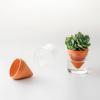 imageDOWAN 51 Inch Self Watering Plant Pots Home Decor Planters for Indoor Plants African Violet Pots SoilampampWater Separation Design Terracotta Planters Red Dot Design Awards