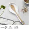 imageDOWAN 95quot Ceramic Spoon Rest White Spoon Rest for Stove Top Spoon Holder for Stove Top Kitchen Spoon Holder for Countertop Set of 1