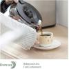 imageDOWAN Brown Porcelain Espresso Cups 12 Pcs 28 oz 85mL Stackable with Saucers and Metal Stand Perfect for Espresso Coffee Latte Cafe Mocha