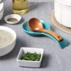 imageDOWAN Ceramic Spoon Rest for Kitchen 2 Pieces of Porcelain Stovetop Spoon Holder for Countertop Turquoise Owl Ladle Rest 95 Inches Dishwasher Safe Farmhouse Kitchen Decor and Accessories