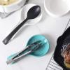imageDOWAN Ceramic Spoon Rest for Kitchen 2 Pieces of Porcelain Stovetop Spoon Holder for Countertop Turquoise Owl Ladle Rest 95 Inches Dishwasher Safe Farmhouse Kitchen Decor and Accessories