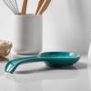 imageDOWAN Ceramic Spoon Rest for Kitchen 2 Pieces of Porcelain Stovetop Spoon Holder for Countertop Turquoise Owl Ladle Rest 95 Inches Dishwasher Safe Farmhouse Kitchen Decor and Accessories