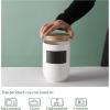 imageDOWAN Coffee Canister for Ground Coffee 32 OZ 950 ML Kitchen Canisters with Airtight Lid ampamp Chalkboard Farmhouse White Ceramic Canisters Food Storage Containers for Coffee Sugar Tea Salt