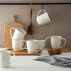 imageDOWAN Coffee Mugs White Coffee Mugs Set of 6 18 oz Ceramic Coffee Cups with Large Handles Porcelain Big Mug for Coffee Tea Easy to Clean ampamp Hold for Thanksgiving Christmas Party