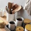 imageDOWAN Kitchen Canisters 54 Oz Ceramic Jar Coffee Storage Container with Airtight Lid Countertop Ceramic Canisters for Flour Sugar Bean Spices Snacks Nuts Cookie Farmhouse Kitchen Decor