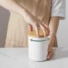 imageDOWAN Kitchen Canisters 54 Oz Ceramic Jar Coffee Storage Container with Airtight Lid Countertop Ceramic Canisters for Flour Sugar Bean Spices Snacks Nuts Cookie Farmhouse Kitchen Decor