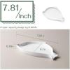 imageDOWAN Large Spoon Rest for Kitchen  78quot Large Dolphin Shape Spoon Holder for Stove Top Porcelain Ceramic Cooking Spoon Rest Cute Kitchen Decor and Accessories White