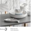 imageDOWAN Large Spoon Rest for Kitchen  78quot Large Dolphin Shape Spoon Holder for Stove Top Porcelain Ceramic Cooking Spoon Rest Cute Kitchen Decor and Accessories White