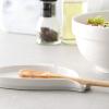 imageDOWAN Large Spoon Rest for Kitchen  78quot Large Dolphin Shape Spoon Holder for Stove Top Porcelain Ceramic Cooking Spoon Rest Cute Kitchen Decor and Accessories White