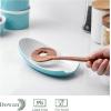 imageDOWAN Spoon Rest for Stove Top Blue Spoon Holder for Stove Top Large Spoon Rest for Kitchen Counter Turquoise Kitchen Decor Spoon Rest