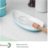 imageDOWAN Spoon Rest for Stove Top Blue Spoon Holder for Stove Top Large Spoon Rest for Kitchen Counter Turquoise Kitchen Decor Spoon Rest