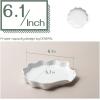 imageDOWAN White Ceramic Spoon Rest for Kitchen Counter Dishwasher Safe Spoon Holder for Stove Top ShellShaped Kitchen Spoon Holder for Kitchen Utensils Ladle Holder Modern Farmhouse Kitchen Decor
