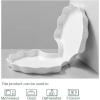 imageDOWAN White Ceramic Spoon Rest for Kitchen Counter Dishwasher Safe Spoon Holder for Stove Top ShellShaped Kitchen Spoon Holder for Kitchen Utensils Ladle Holder Modern Farmhouse Kitchen Decor